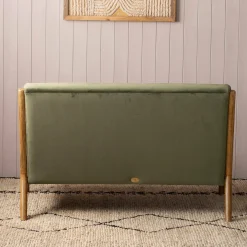 Graham & Green Ready To Go Sofas<Ashton Two Seater Moss Green Sofa