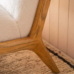 Graham & Green Ready To Go Sofas<Ashton Two Seater White Bouclé Sofa