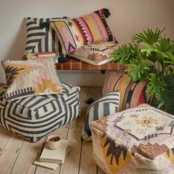 Graham & Green Pouffes & Beanbags|Pouffes & Bean Bags<Asmee Pouffe