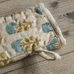 Graham & Green Kitchen Textiles<Asta Block Printed Oven Mitt