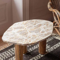 Graham & Green Side Tables<Atticus Brown Marble Side Table