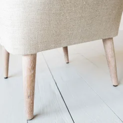 Graham & Green Armchairs<Audrey Silver Velvet Chair