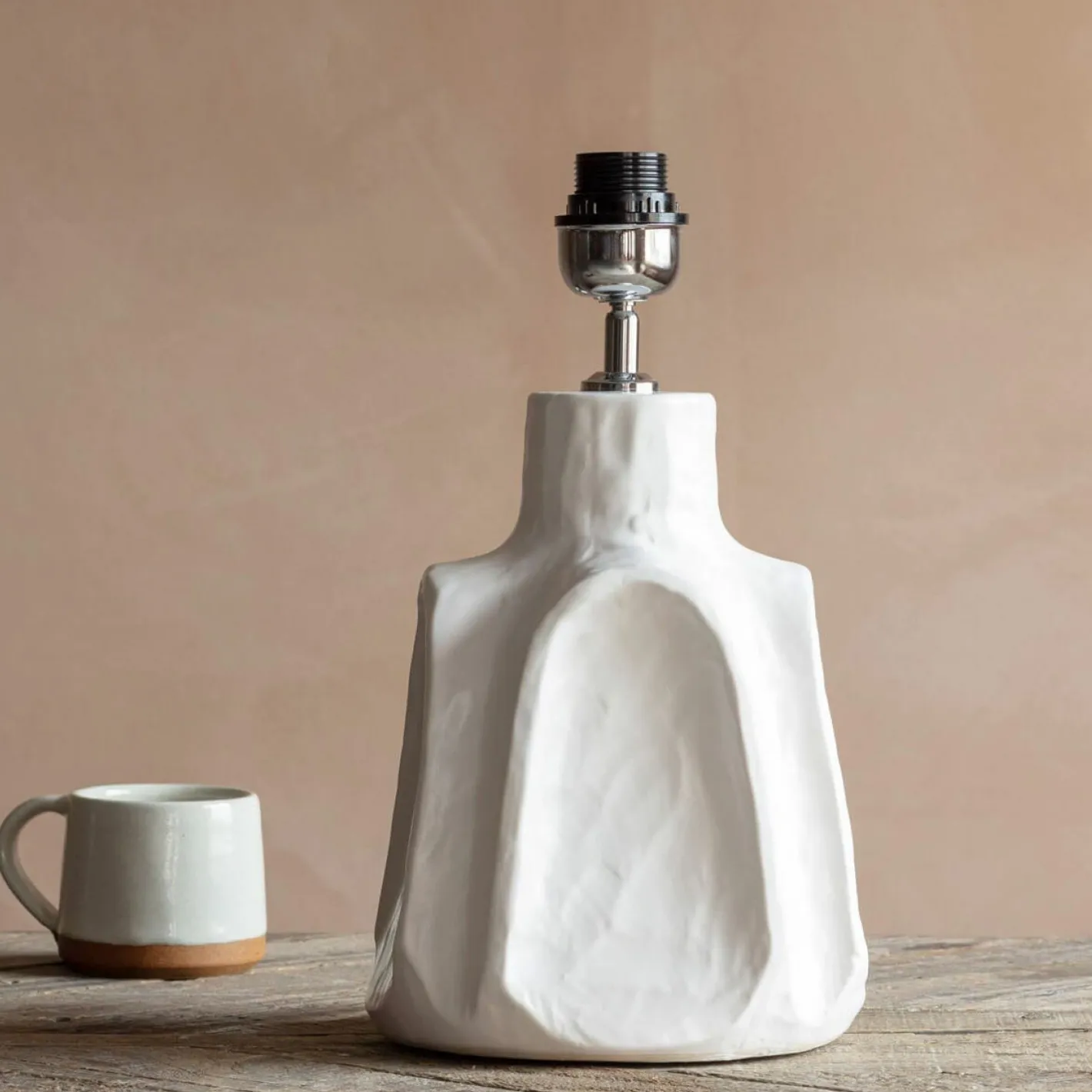 Graham & Green Table Lamps<Axl Cream Ceramic Table Lamp