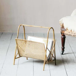Graham & Green Household Storage<Bamboo Effect Magazine Rack