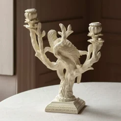 Graham & Green Candle Holders & Candles<Beatrix Bird Double Candle Holder