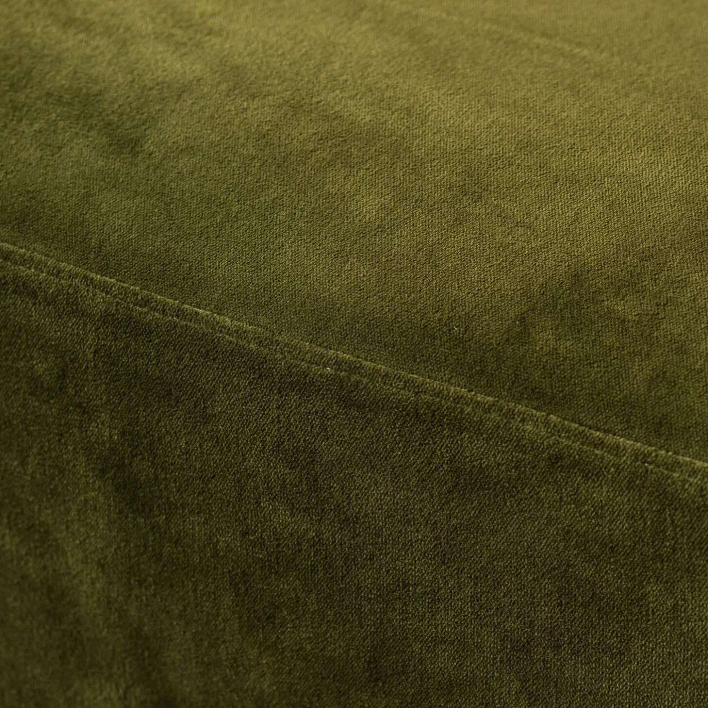 Graham & Green Benches & Ottomans|Ottomans & Benches<Bellamy Olive Velvet Bench
