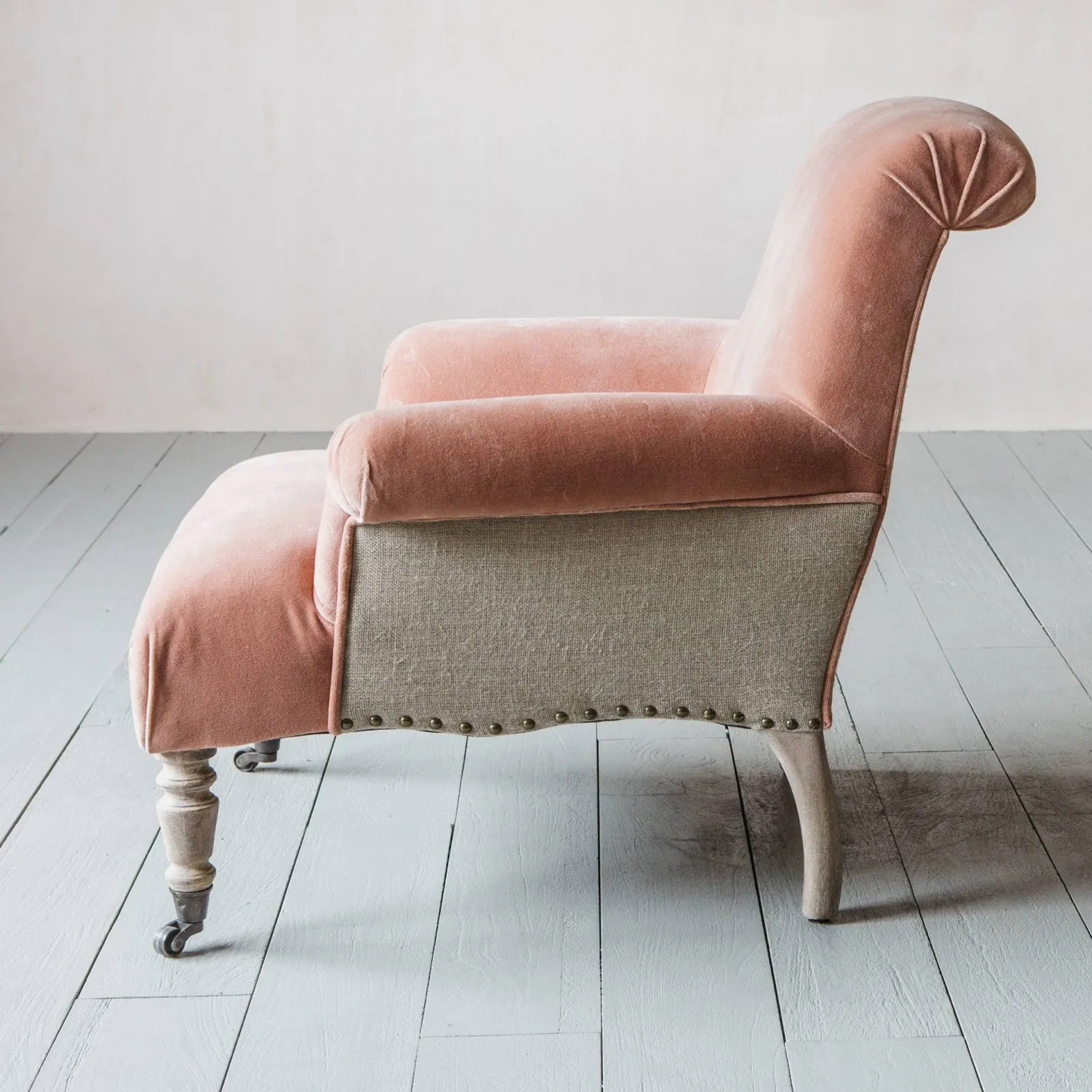 Graham & Green Armchairs<Bella Rose Velvet Armchair