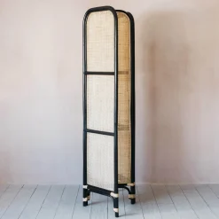 Graham & Green Room Dividers<Black and Natural Rattan Screen