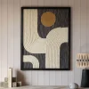 Graham & Green Prints & Wall Art<Black and White Abstract Jute Wall Art