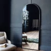Graham & Green Floor Standing Mirrors<Black Arched Mirror