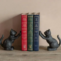 Graham & Green Bookends & Paperweights|Decorative Accessories<Black Cat Cast Iron Bookends