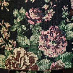 Graham & Green Table Lamps<Black Floral Tapestry Table Lamp