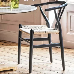 Graham & Green Dining Chairs<Black Rattan Emperor Chair