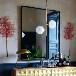 Graham & Green Overmantle Mirrors|Rectangular Mirrors<Black Rectangular Mirror