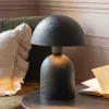 Graham & Green Table Lamps<Black Textured Dome Table Lamp