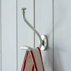 Graham & Green Coat Racks & Hooks<Blaise Antique Silver Single Wall Hook