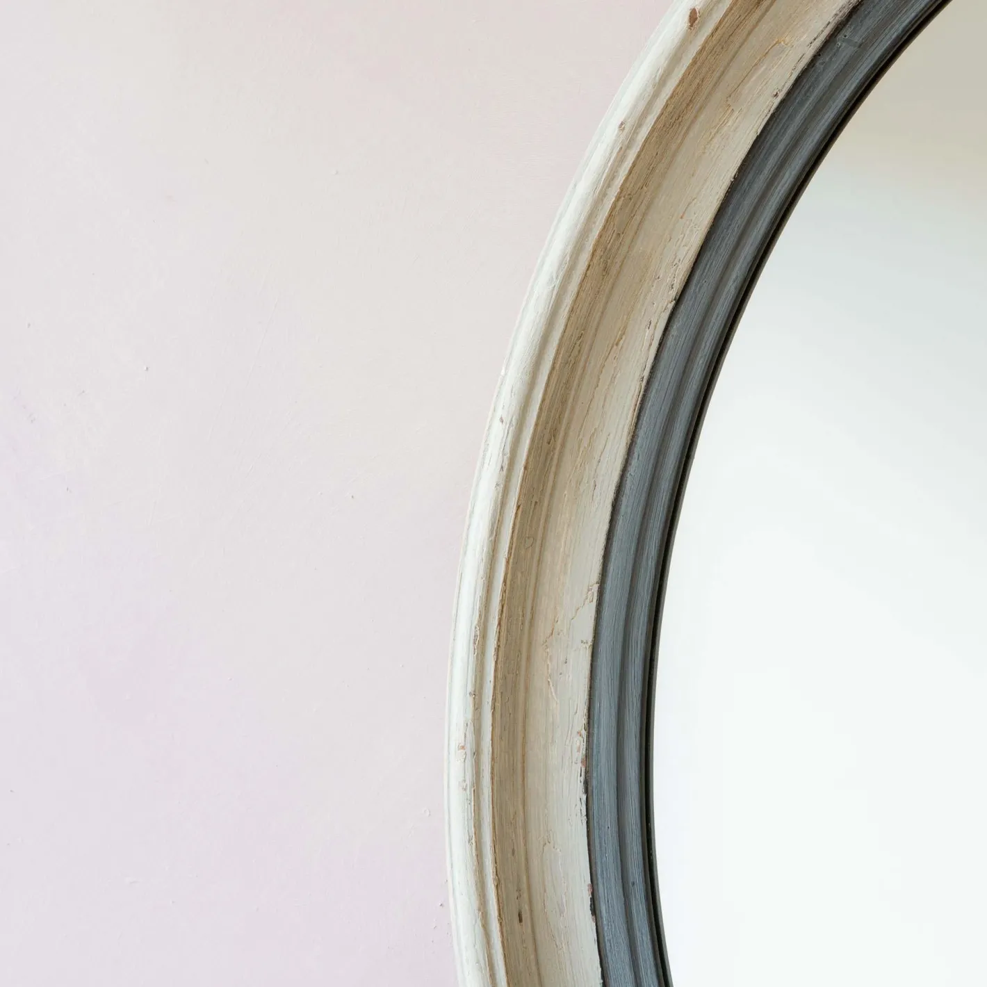 Graham & Green Round Mirrors|Wall Mirrors<Blake Oval Grey Mirror