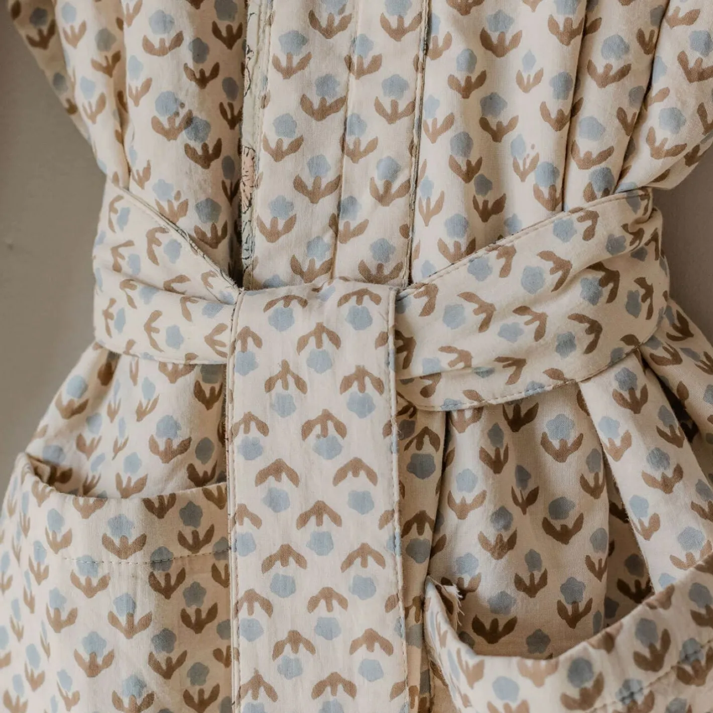 Graham & Green Loungewear<Blossom Block Printed Reversible Dressing Gowns