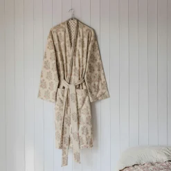 Graham & Green Loungewear<Blossom Block Printed Reversible Dressing Gowns