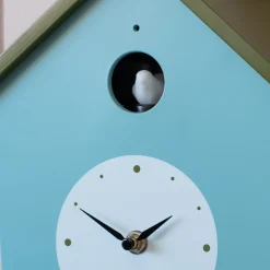 Graham & Green Clocks<Blue and Green Cuckoo House Wall Clock