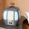 Graham & Green Kitchen Accessories<Blue Cable Car Cookie Jar