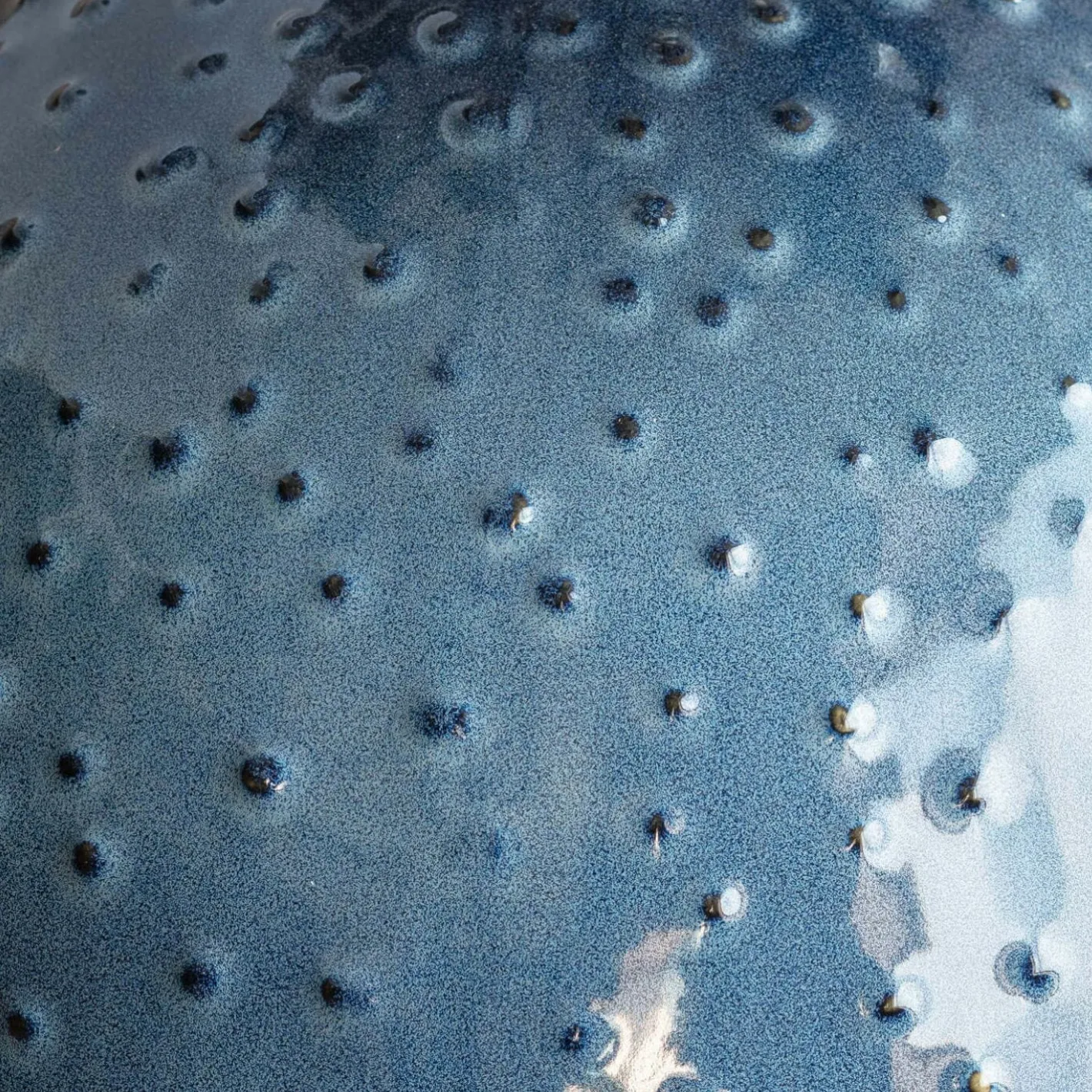 Graham & Green Table Lamps<Blue Dot Ceramic Lamp with Shade