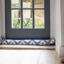 Graham & Green Door Stops & Draught Excluders<Blue Ikat Draught Excluder