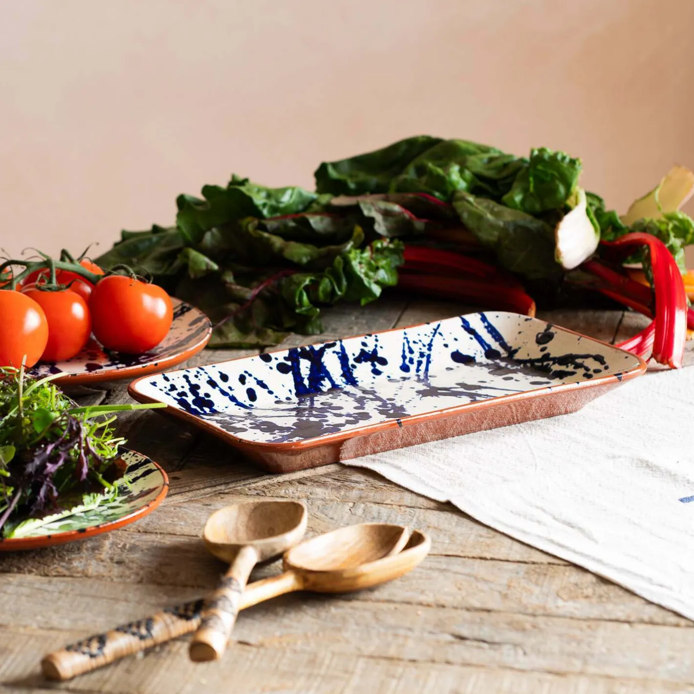 Graham & Green Outdoor Dining|Tableware<Blue Splash Serveware Collection