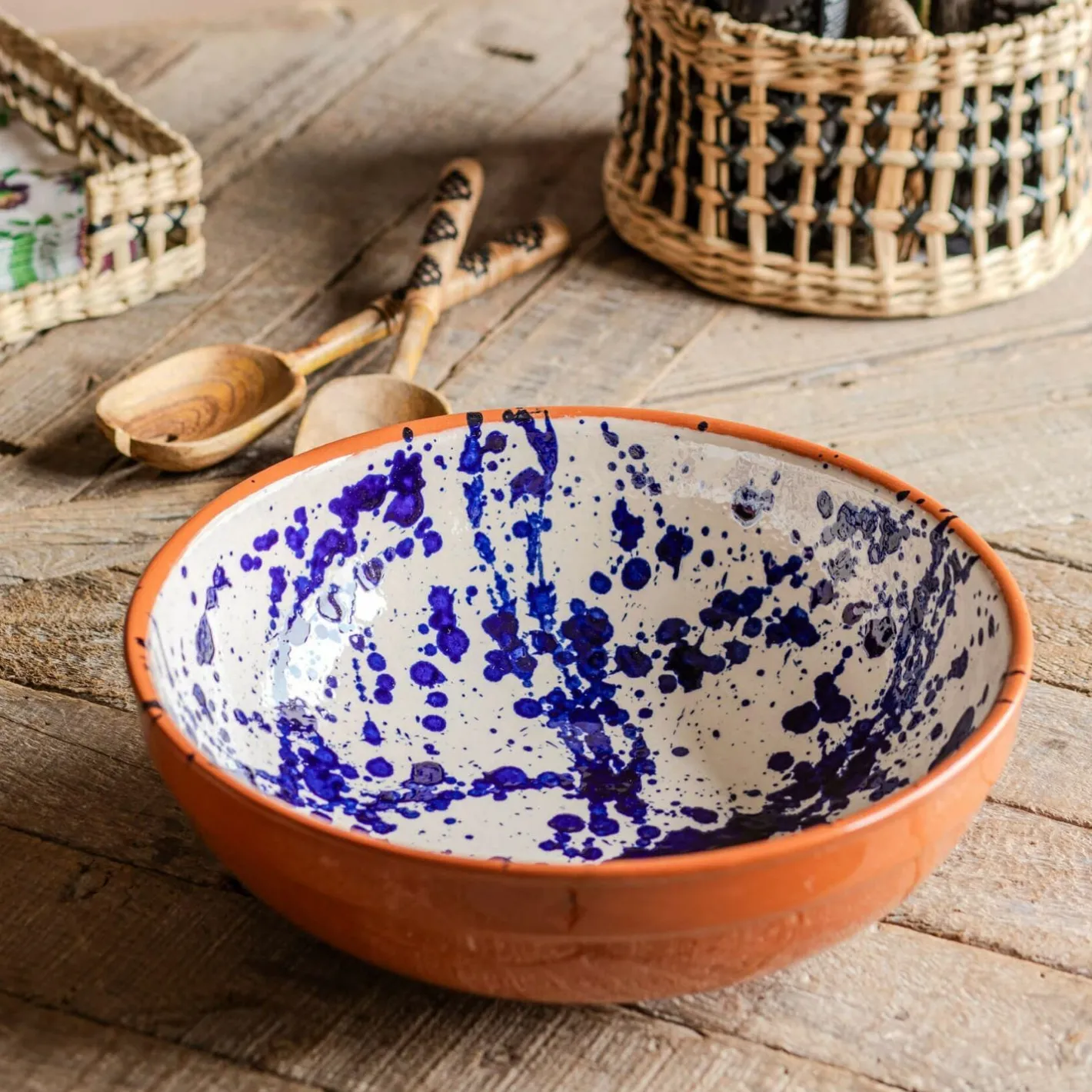 Graham & Green Outdoor Dining|Tableware<Blue Splash Serveware Collection