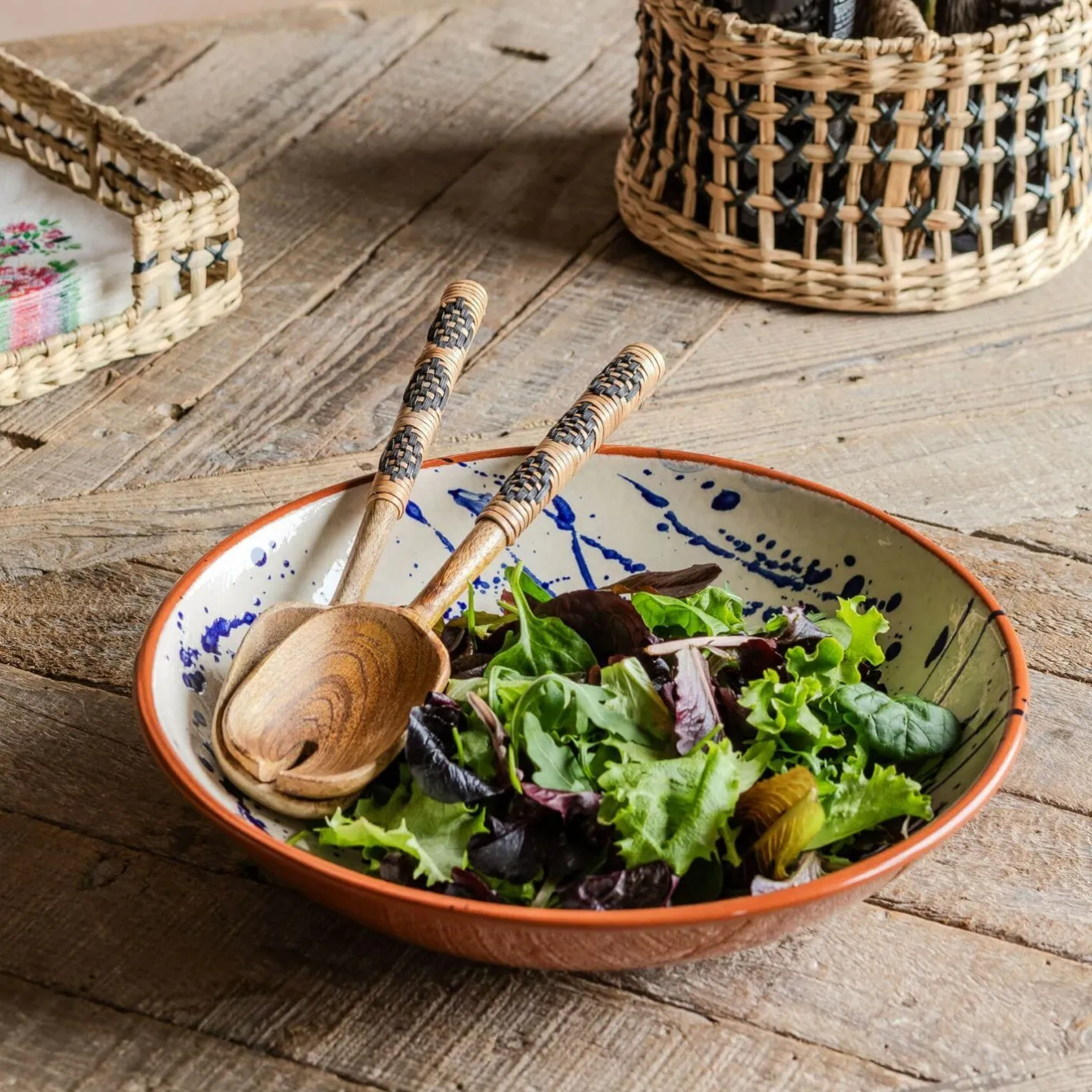 Graham & Green Outdoor Dining|Tableware<Blue Splash Serveware Collection