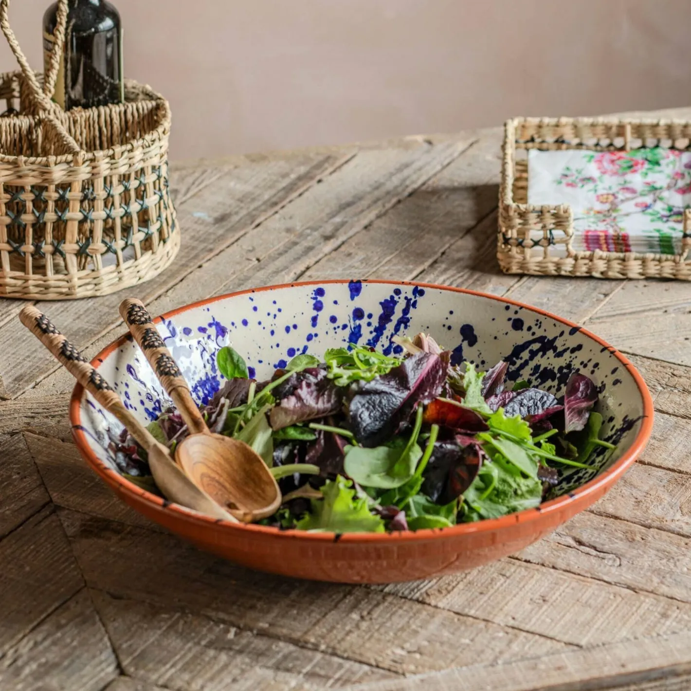 Graham & Green Outdoor Dining|Tableware<Blue Splash Serveware Collection