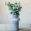 Graham & Green Vases & Plant Pots<Blue Striped Vase