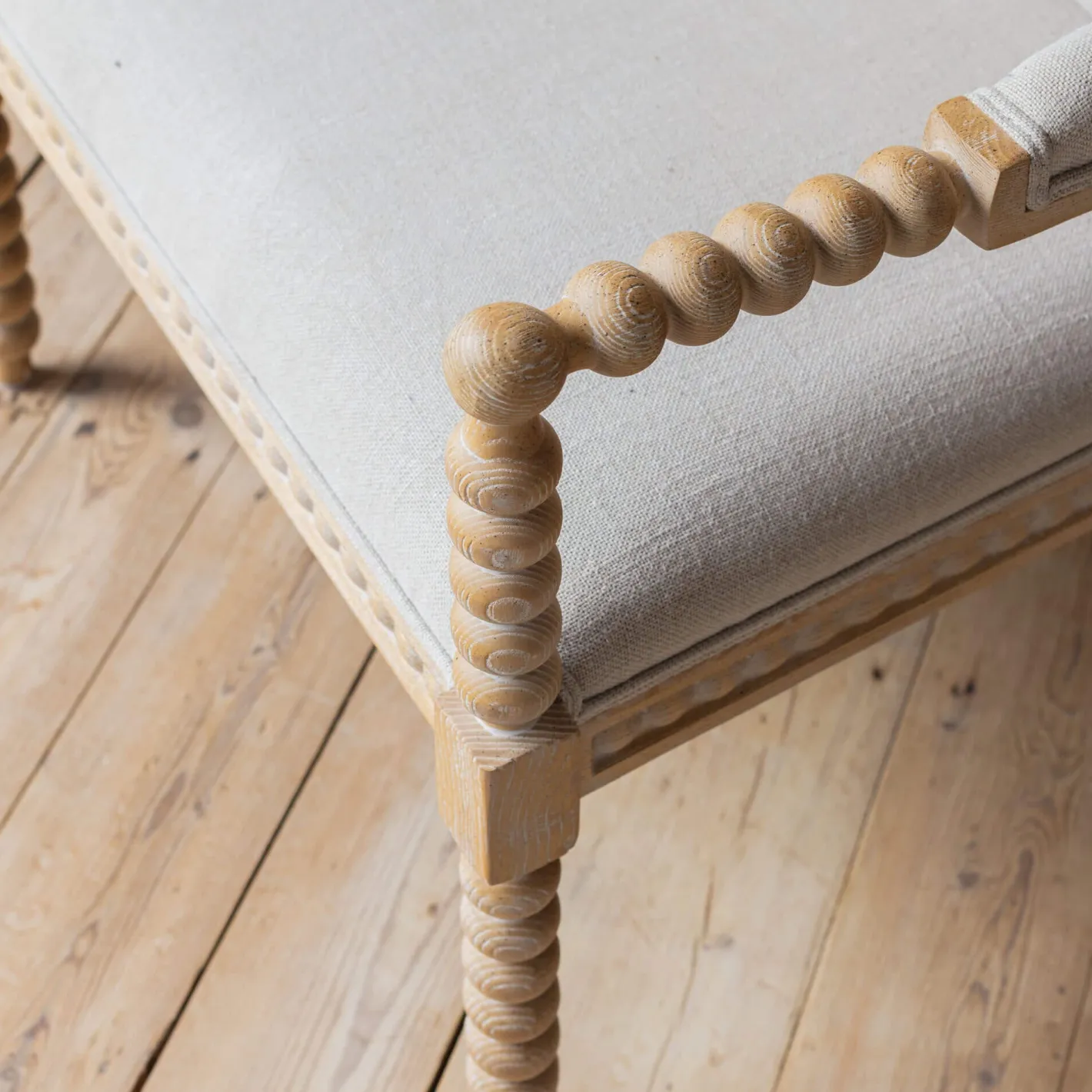 Graham & Green Armchairs<Bobbin Natural Linen and Ash Armchair
