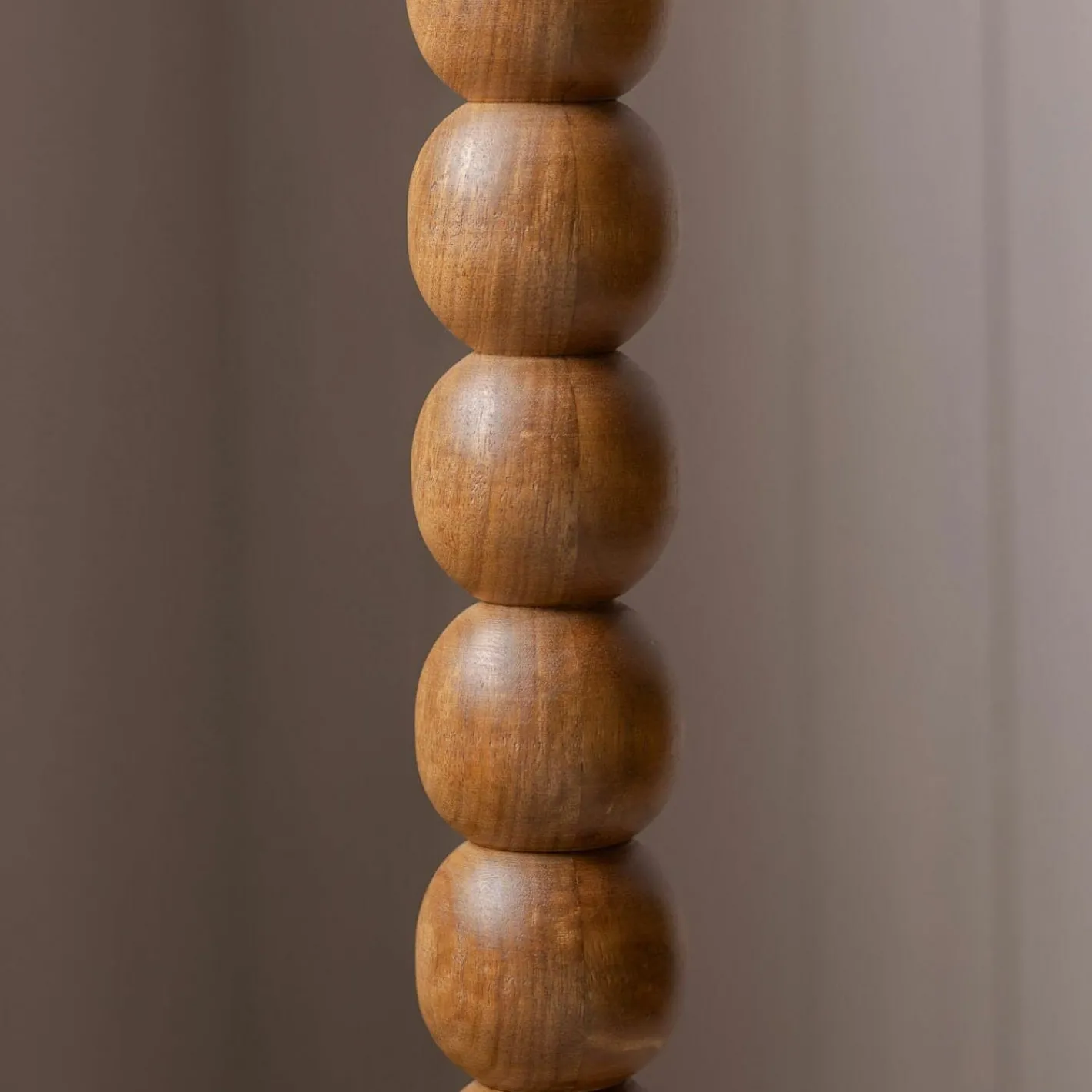 Graham & Green Floor Lamps<Bobbin Tripod Dark Wooden Floor Lamp