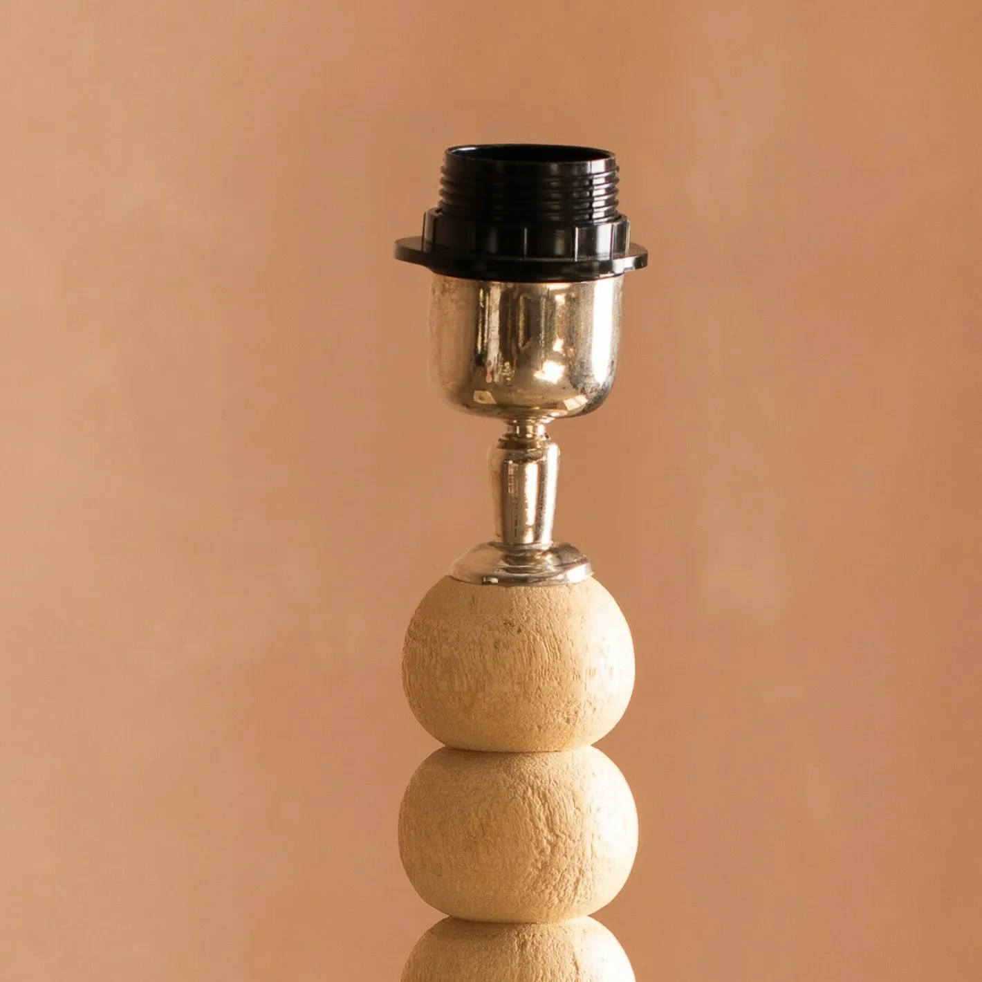 Graham & Green Table Lamps<Bobbin Tripod Natural Wooden Table Lamp