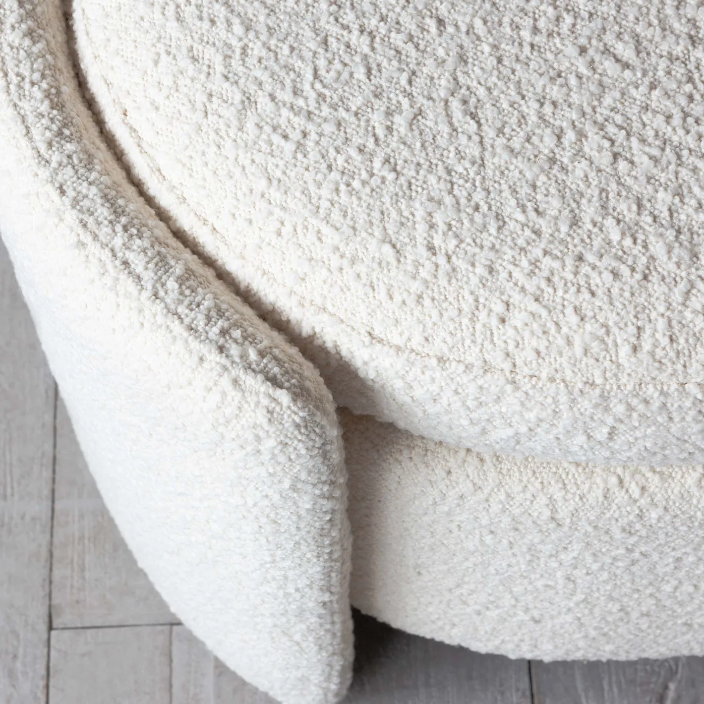 Graham & Green Benches & Ottomans|Ottomans & Benches<Bouclé Storage Ottoman