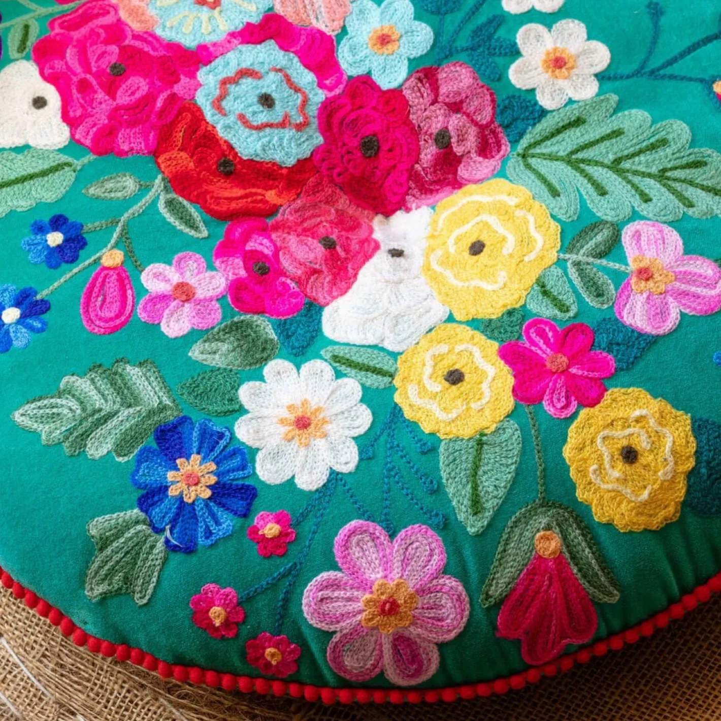 Graham & Green Seat Pads & Bed Rolls|Seat Pads & Bed Rolls<Bouquet Small Round Seat Pads