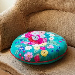 Graham & Green Seat Pads & Bed Rolls|Seat Pads & Bed Rolls<Bouquet Small Round Seat Pads
