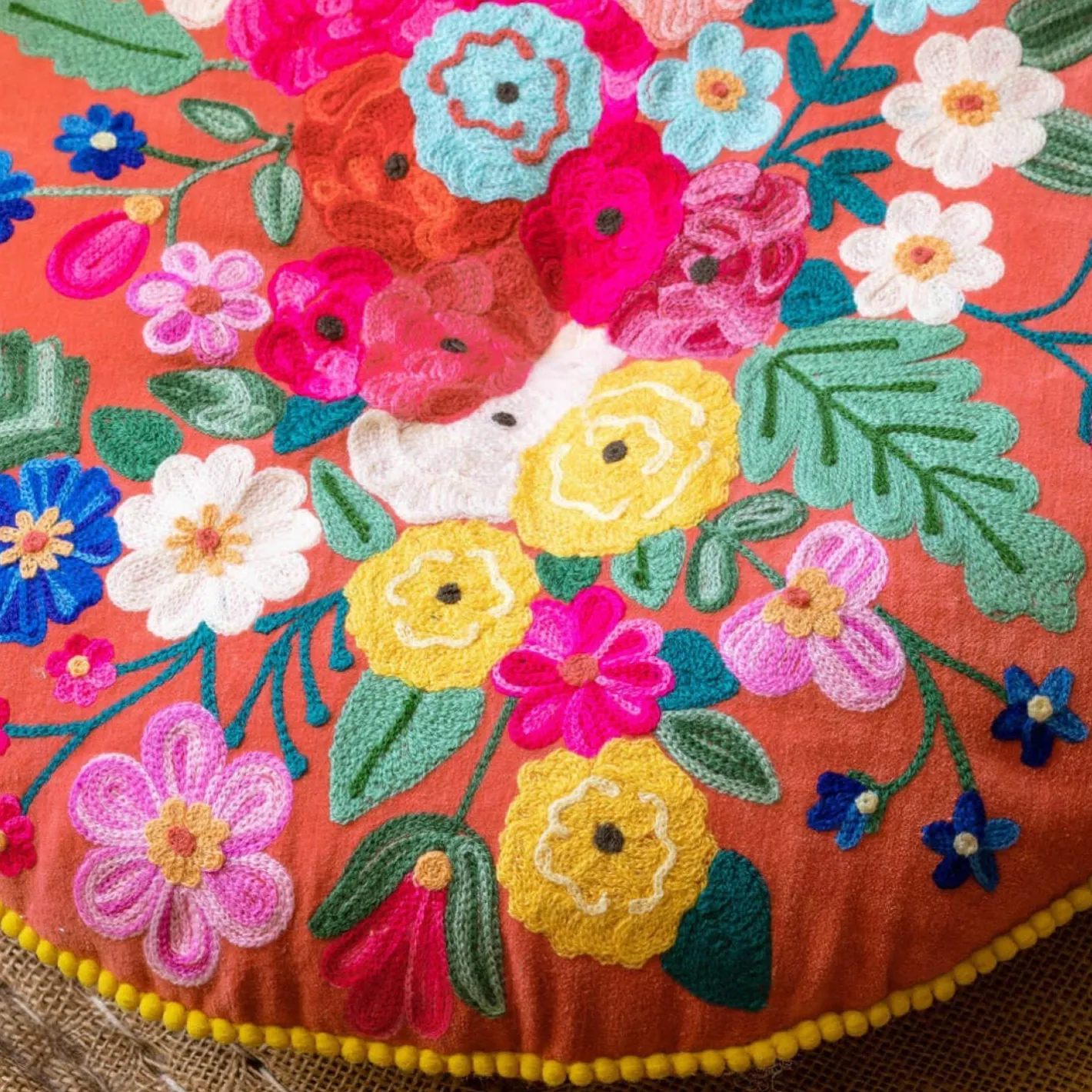 Graham & Green Seat Pads & Bed Rolls|Seat Pads & Bed Rolls<Bouquet Small Round Seat Pads