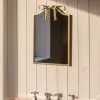 Graham & Green Bathroom Mirrors|Bathroom Mirrors<Bow Antique Brass Wall Mirror