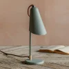 Graham & Green Table Lamps<Bridewell Lichen Green Table Lamp