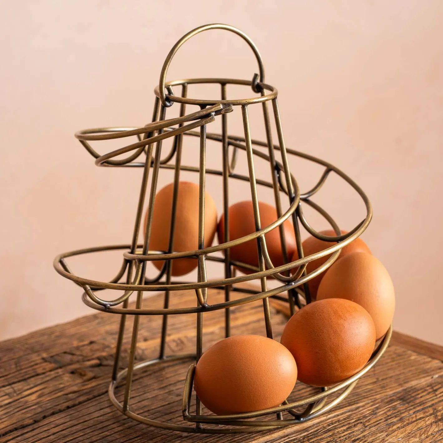 Graham & Green Kitchen Accessories<Brompton Antique Brass Egg Run