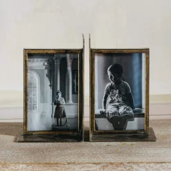 Graham & Green Bookends & Paperweights<Bronzed Photo Frame Bookends