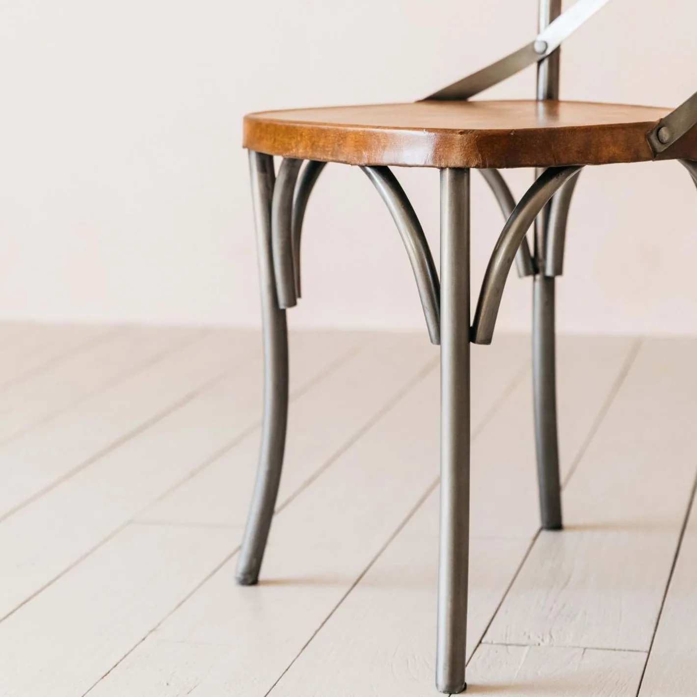 Graham & Green Dining Chairs<Brook Antique Zinc and Leather Chair