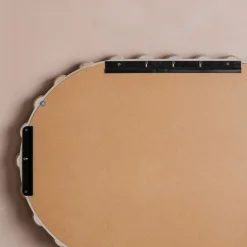 Graham & Green Overmantle Mirrors|Wall Mirrors<Brooklyn Natural Wooden Oval Mirror