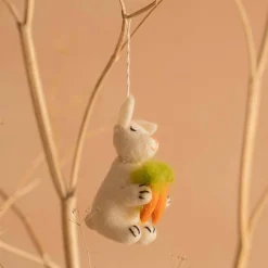 Graham & Green Decorative Accessories<Bunny with a Carrot Hanging Decoration