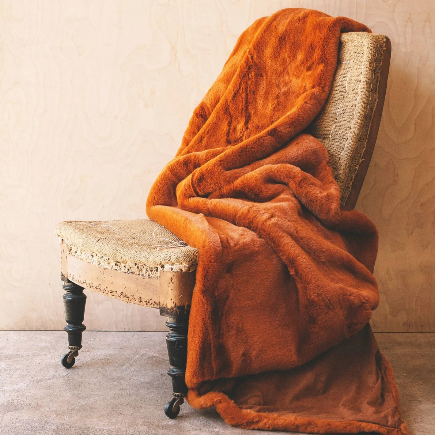 Graham & Green Sofa Throws|Throws & Blankets<Burnt Amber Throw