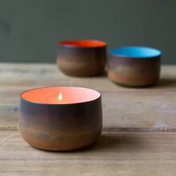 Graham & Green Candle Holders & Candles<Burnt Copper Tea Light Holders