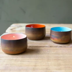 Graham & Green Candle Holders & Candles<Burnt Copper Tea Light Holders