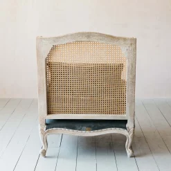 Graham & Green Armchairs<Caden Cane Grey Velvet Armchair